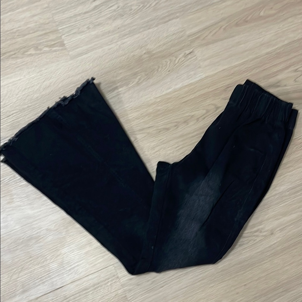 Trendy Black Flared Pants